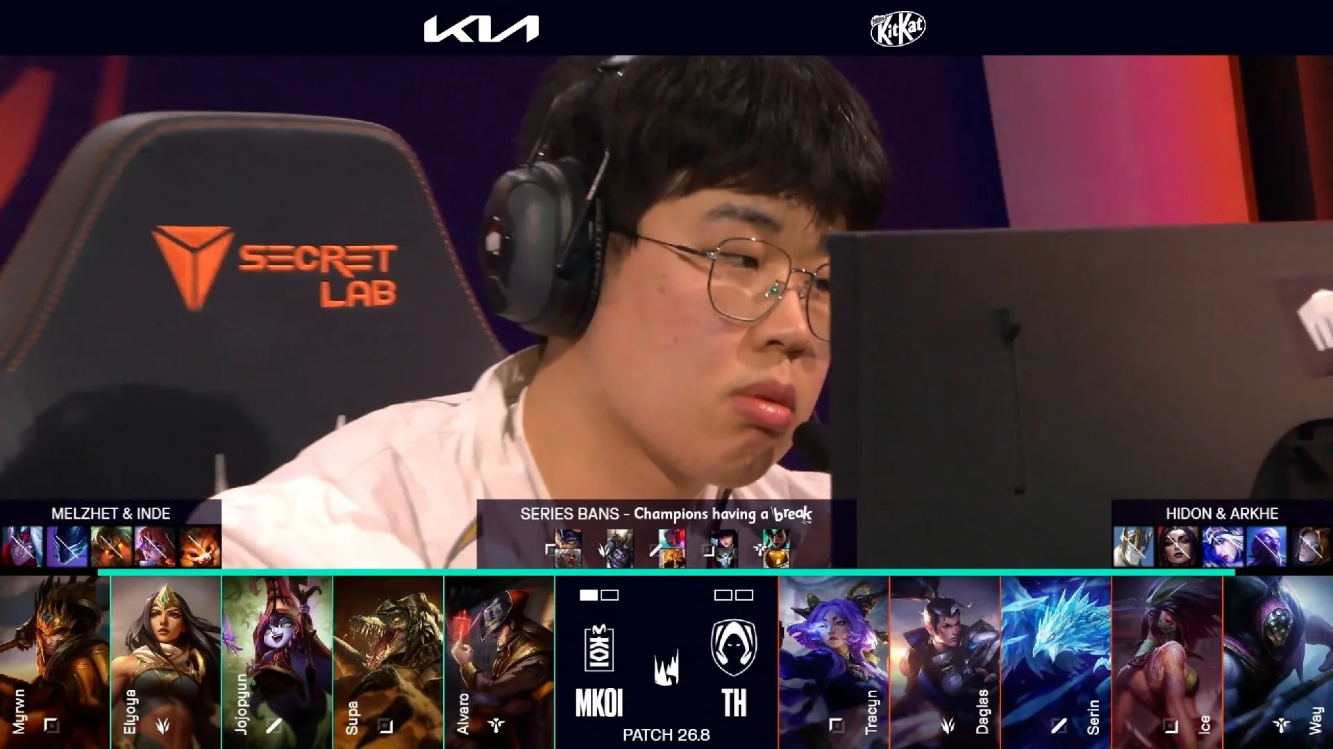 Draft del segundo mapa del segundo partido de la jornada 11 de la LEC de primavera 2026 entre TH y MKOI