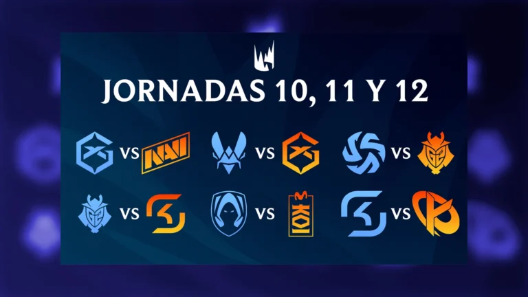 LEC Primavera 2026: Jornadas 10, 11 y 12