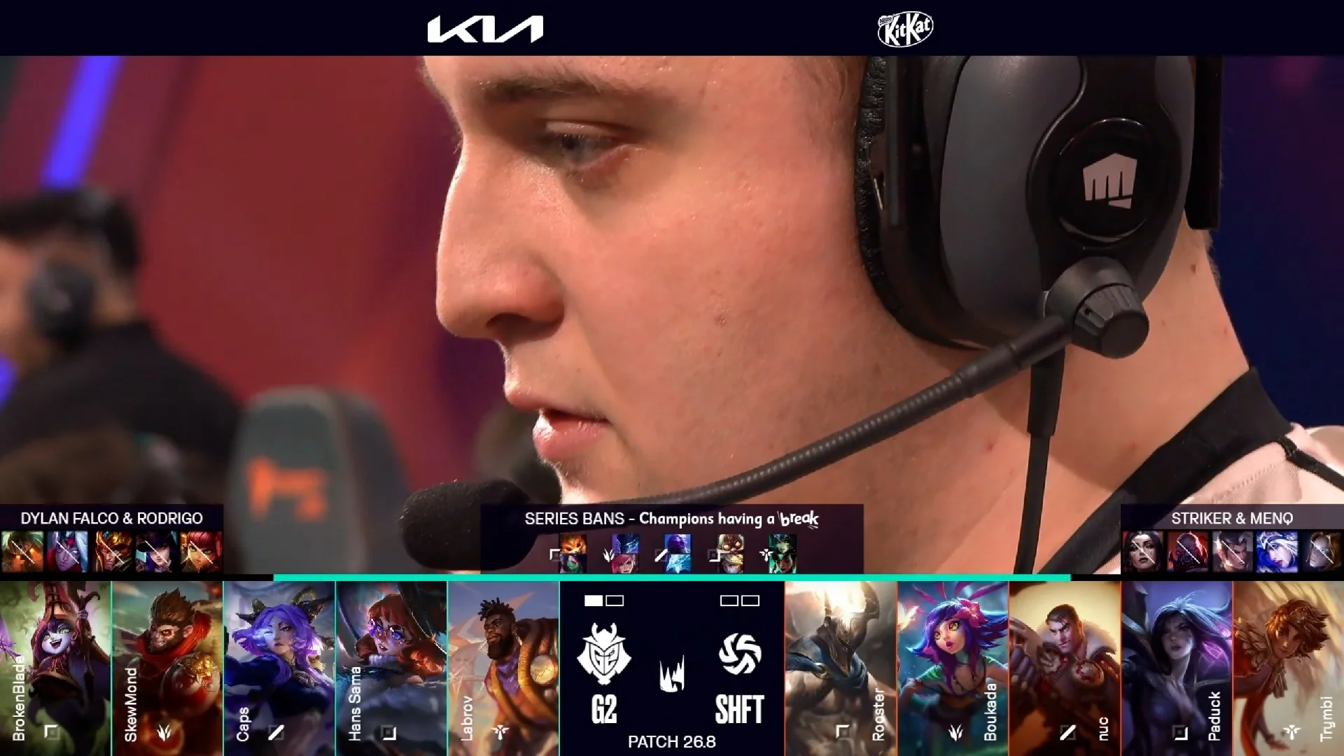 Draft del segundo mapa del primer partido de la jornada 12 de la LEC de primavera 2026 entre SHFT y G2