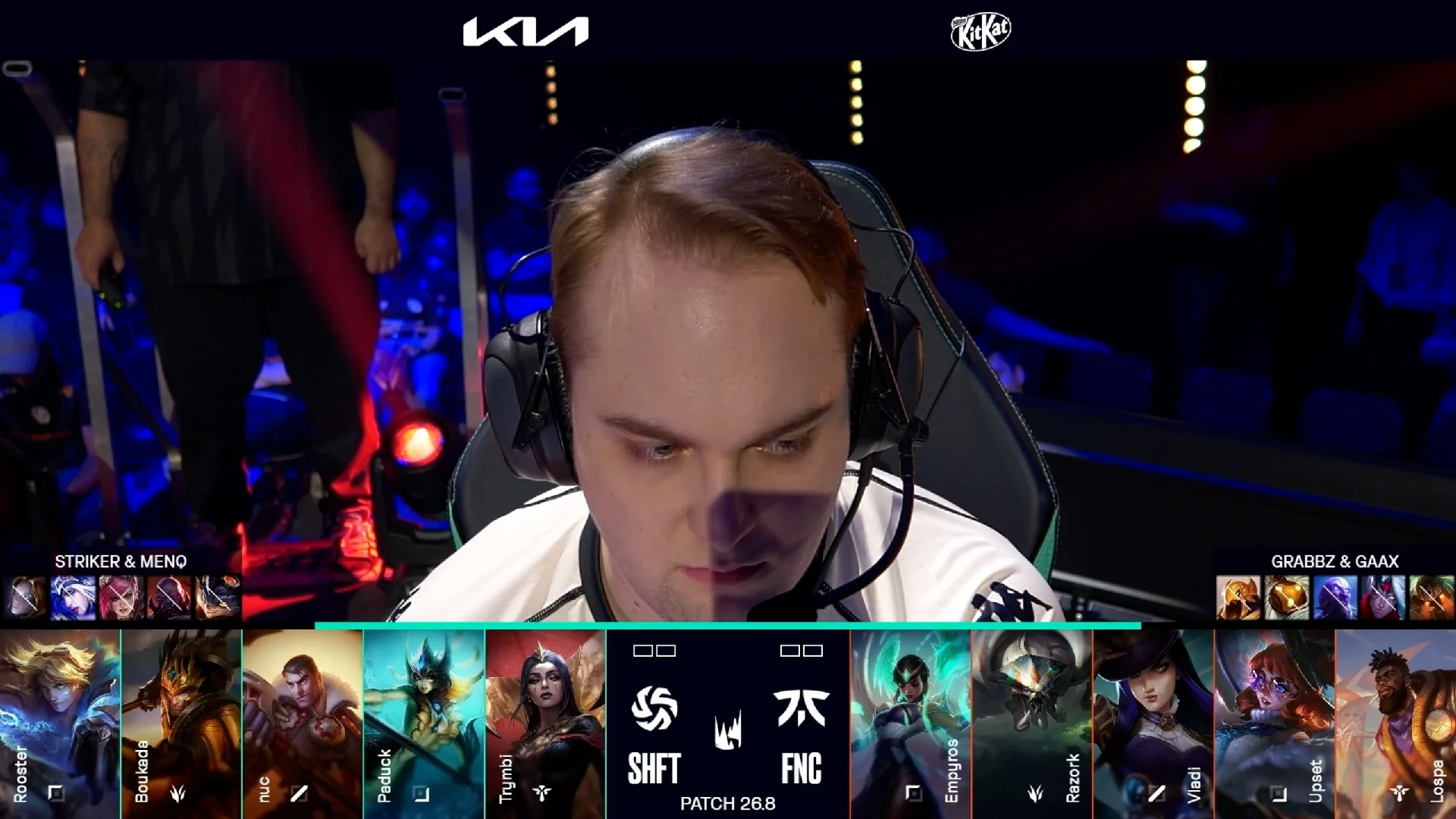 Draft del primer mapa del primer partido de la jornada 13 de la LEC de primavera 2026 entre SHFT y FNC