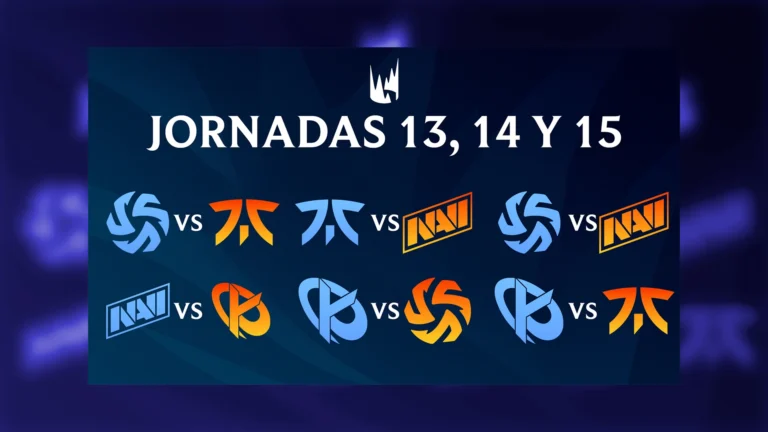 LEC Primavera 2026: Jornadas 13, 14 y 15