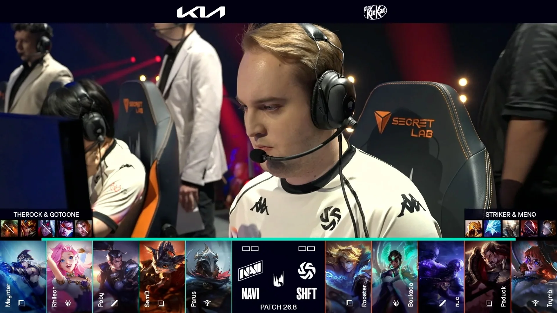 Draft del primer mapa del primer partido de la jornada 15 de la LEC de primavera 2026 entre SHFT y NAVI