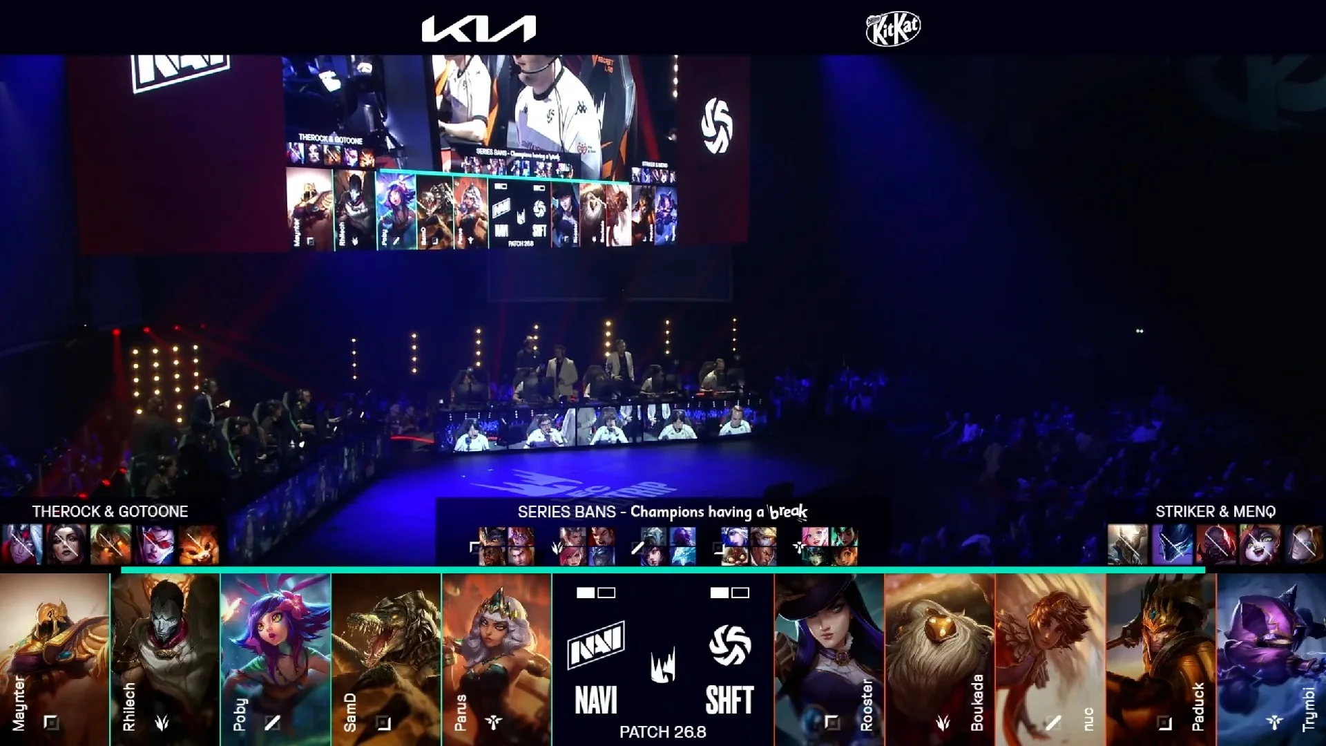 Draft del tercer mapa del primer partido de la jornada 15 de la LEC de primavera 2026 entre SHFT y NAVI