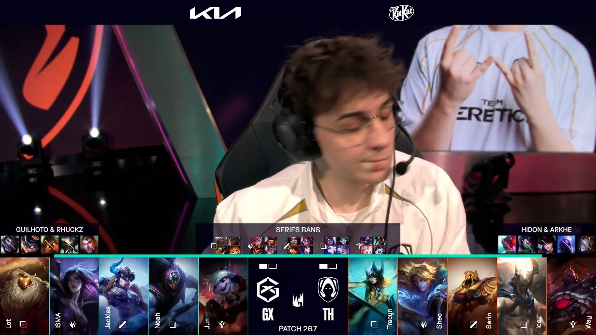 Draft del tercer mapa del primer partido de la jornada 6 de la LEC de primavera 2026 entre GX y TH