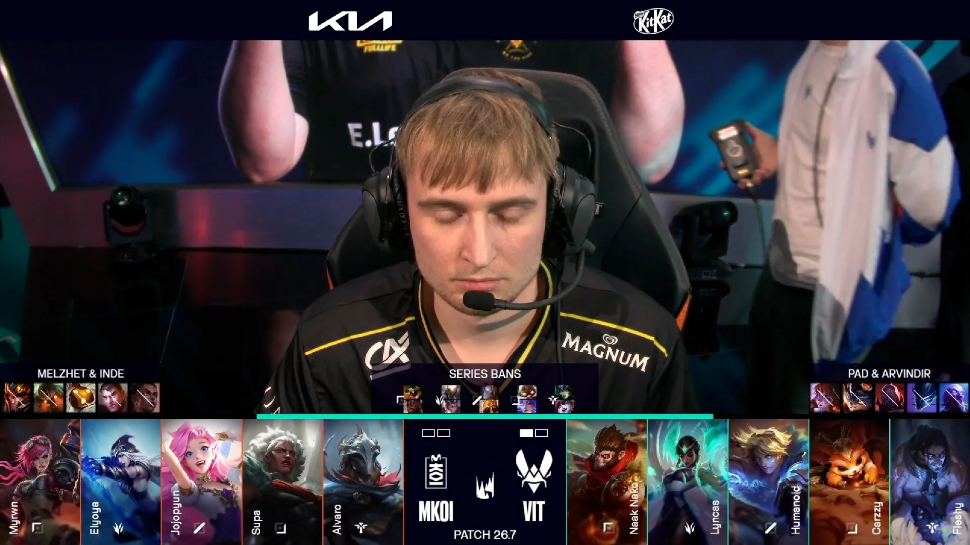 Draft del segundo mapa del segundo partido de la jornada 6 de la LEC de primavera 2026 entre VIT y MKOI