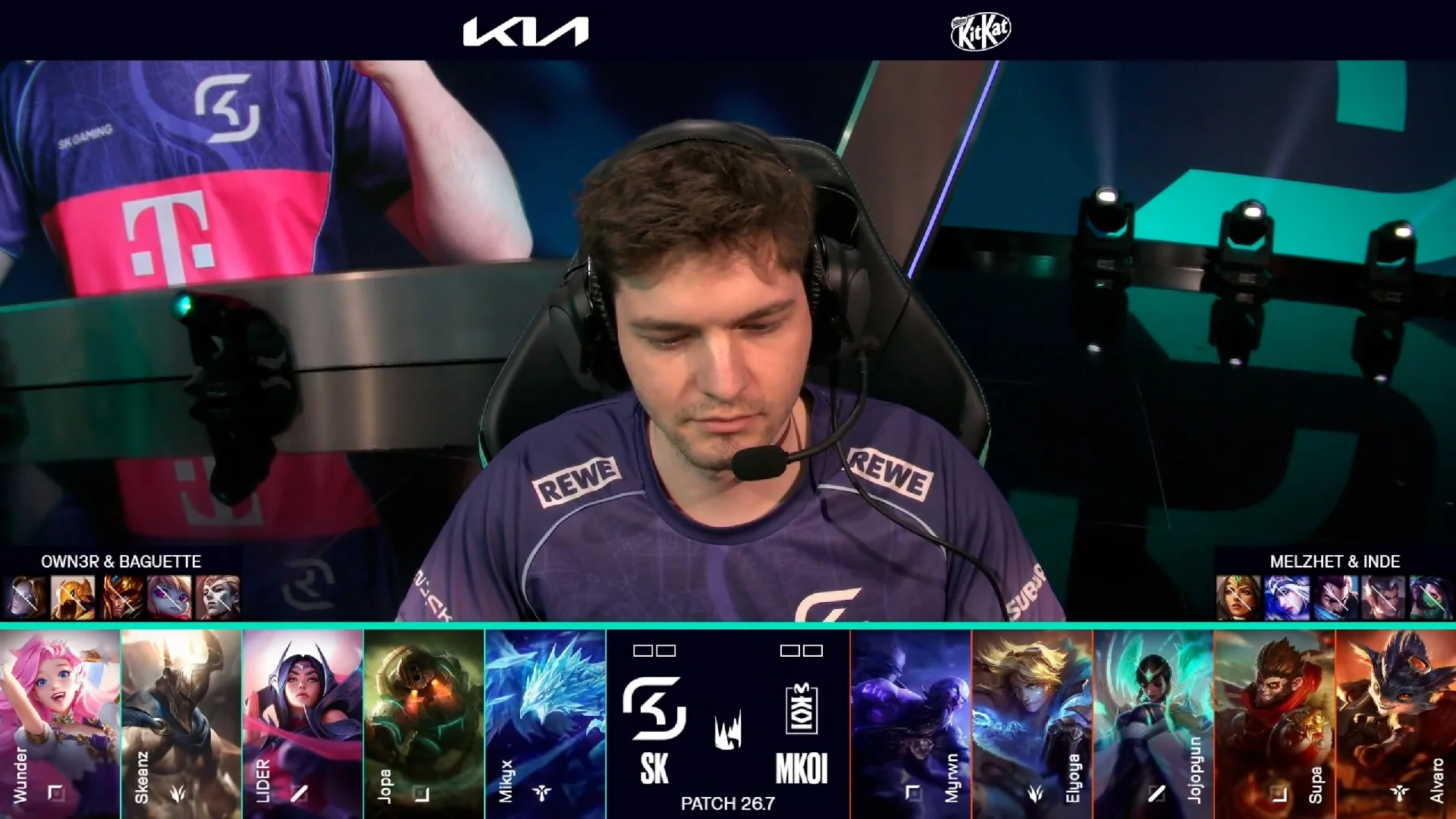 Draft del primer mapa del tercer partido de la jornada 7 de la LEC de primavera 2026 entre MKOI y SK