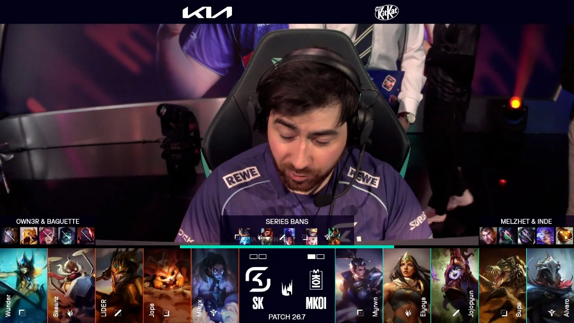 Draft del segundo mapa del tercer partido de la jornada 7 de la LEC de primavera 2026 entre MKOI y SK