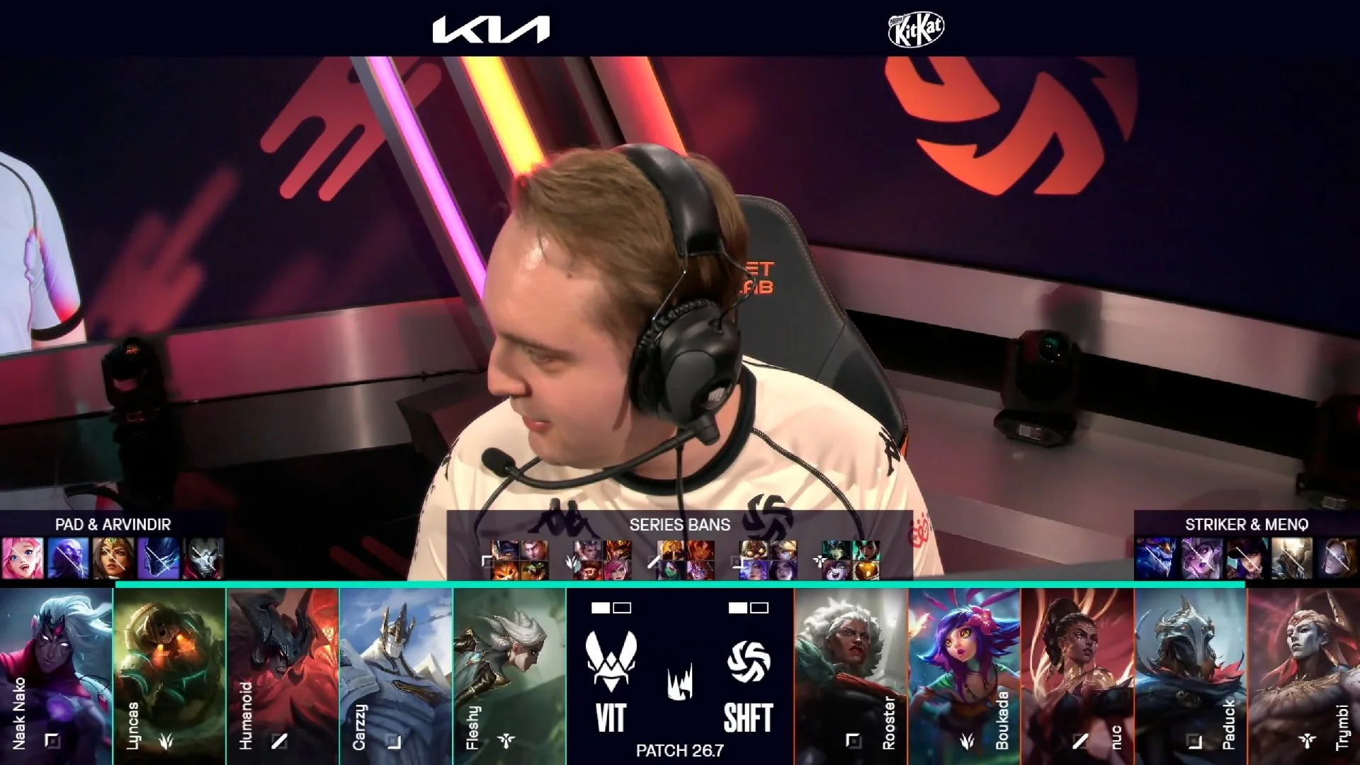 Draft del tercer mapa del primer partido de la jornada 8 de la LEC de primavera 2026 entre VIT y SHFT