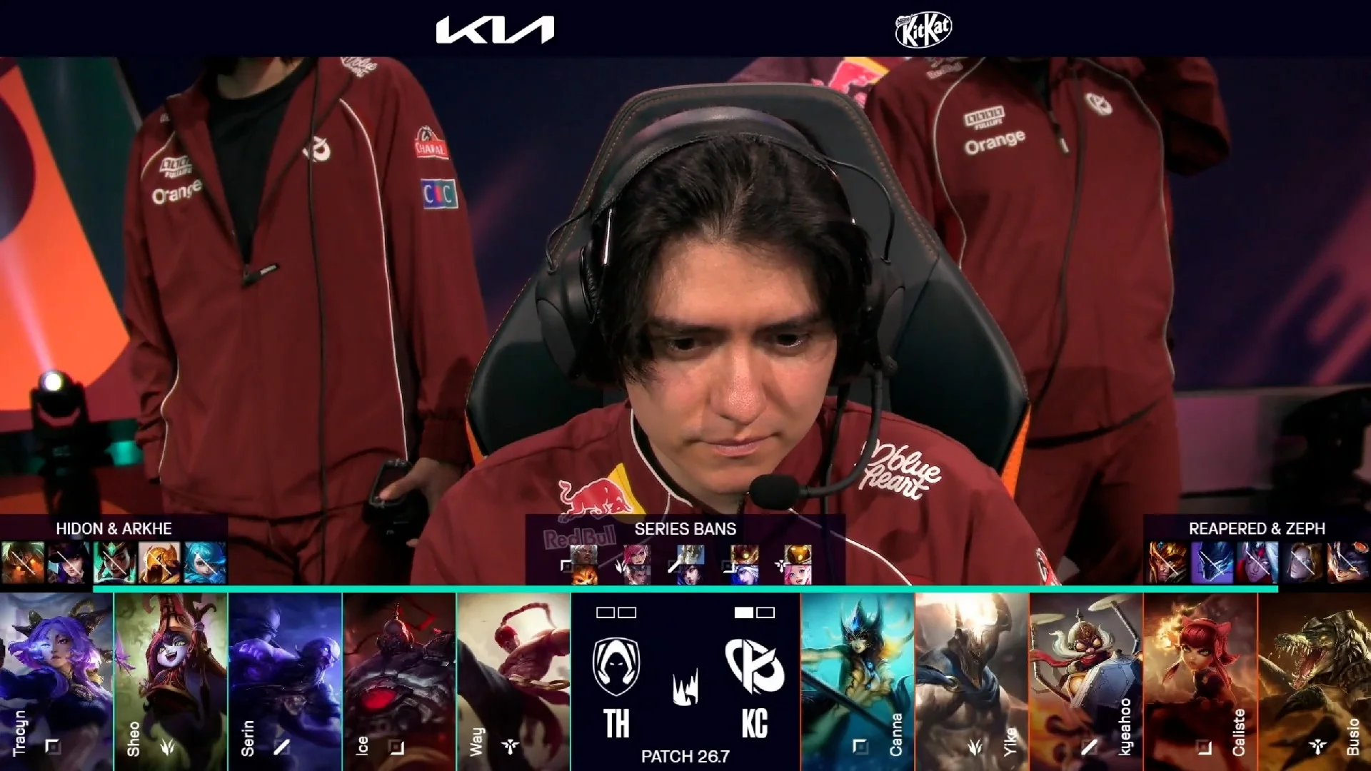 Draft del segundo mapa del segundo partido de la jornada 8 de la LEC de primavera 2026 entre TH y KC