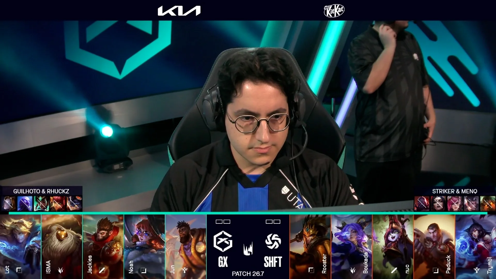 Draft del primer mapa del segundo partido de la jornada 9 de la LEC de primavera 2026 entre GX y SHFT