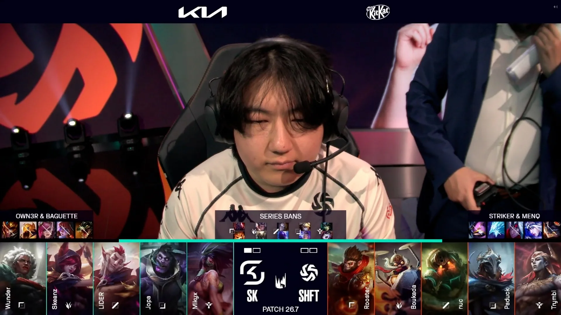 Draft del segundo mapa del primer partido de la jornada 4 de la LEC de primavera 2026 entre SK y SHFT