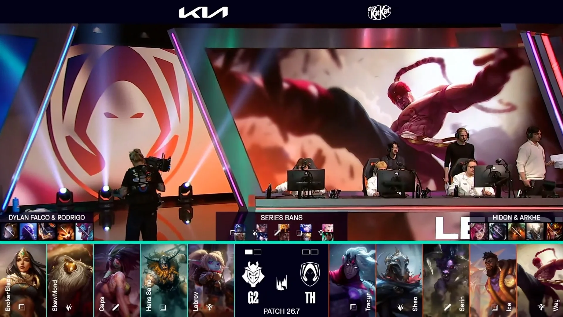 Draft del segundo mapa del segundo partido de la jornada 4 de la LEC de primavera 2026 entre G2 y TH