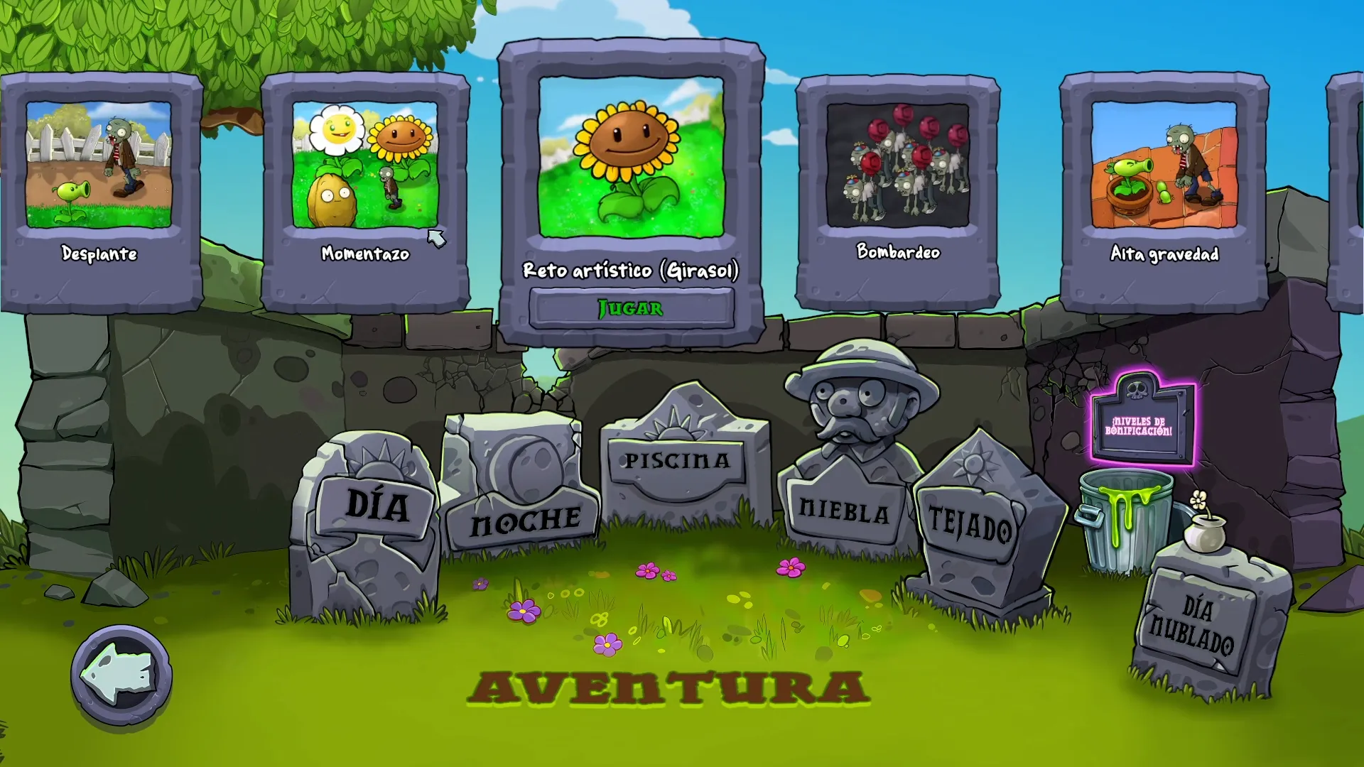 Modos alternativos de Plants vs. Zombies: Replanted