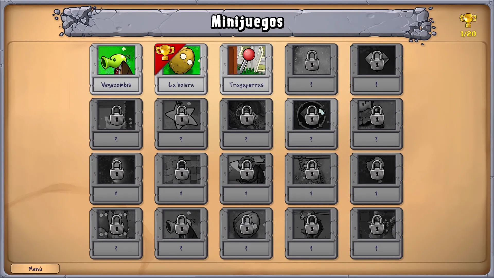 Minijuegos en Plants vs. Zombies: Replanted