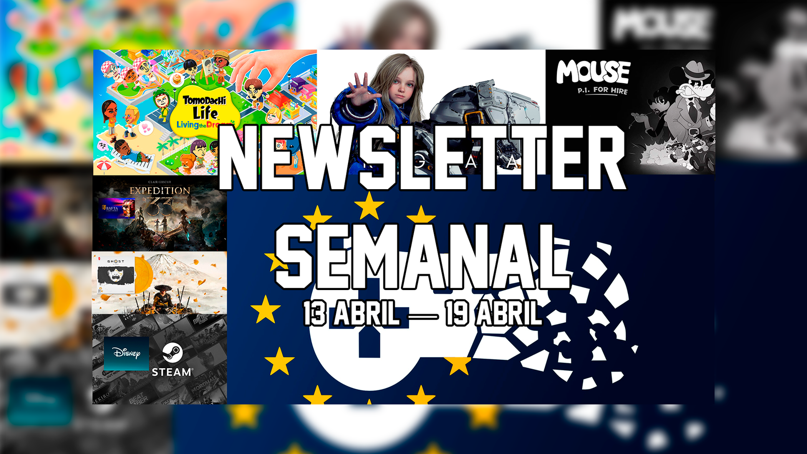 Portada de la newsletter semanal de TAOG del 13 al 19 de abril