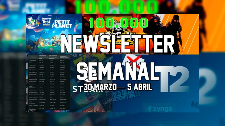Resumen semanal de noticias de videojuegos | 30 de marzo – 5 de abril