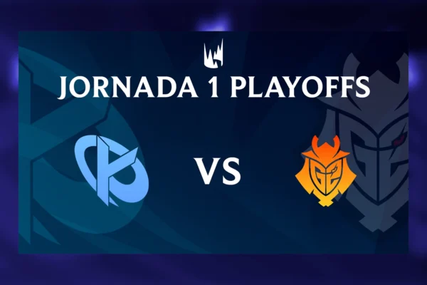 Imagen de portada para la Jornada 1 de los playoffs de la LEC de primavera de 2026