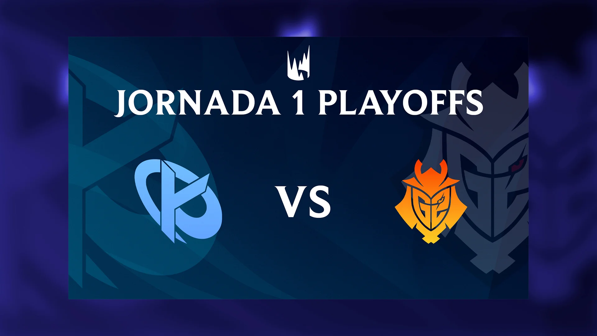 Imagen de portada para la Jornada 1 de los playoffs de la LEC de primavera de 2026