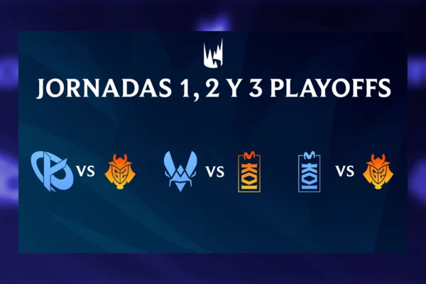Imagen de portada para la Jornada 3 de los playoffs de la LEC de primavera de 2026