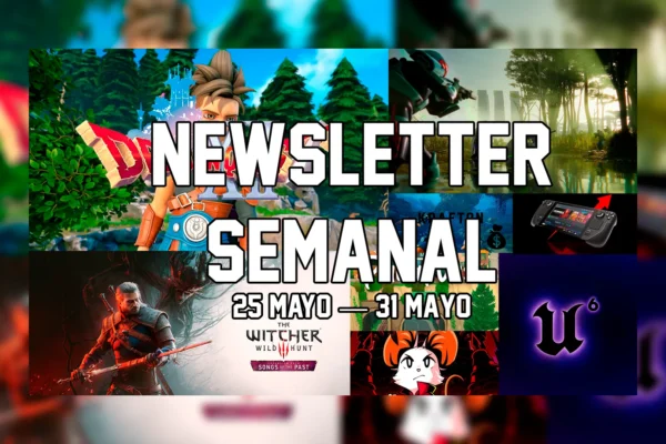 Portada de la newsletter semanal de TAOGames del 25 al 31 de mayo
