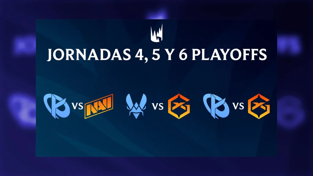 Imagen de portada para la Jornada 6 de los playoffs de la LEC de primavera de 2026