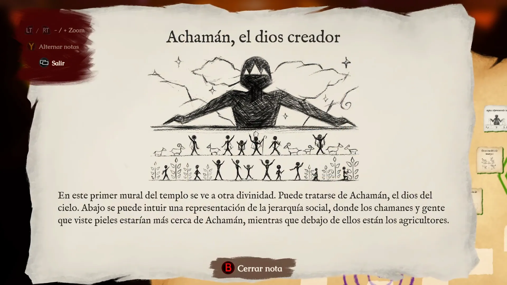 Mural de Achamán en Guayota