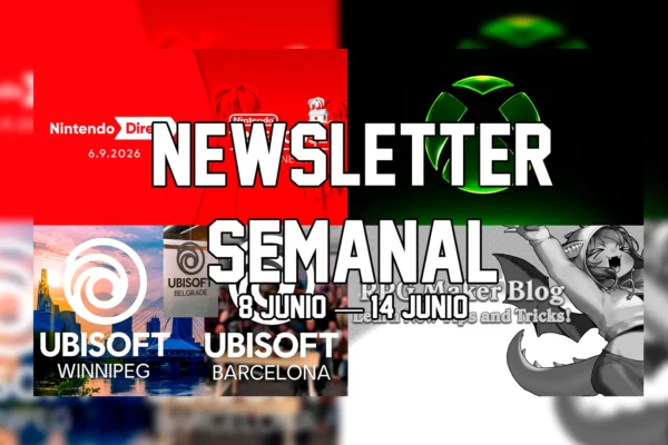 Portada de la newsletter semanal de TAOGames del 8 al 14 de junio de 2026