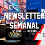 Portada de la newsletter semanal de TAOGames del 22 al 28 de junio