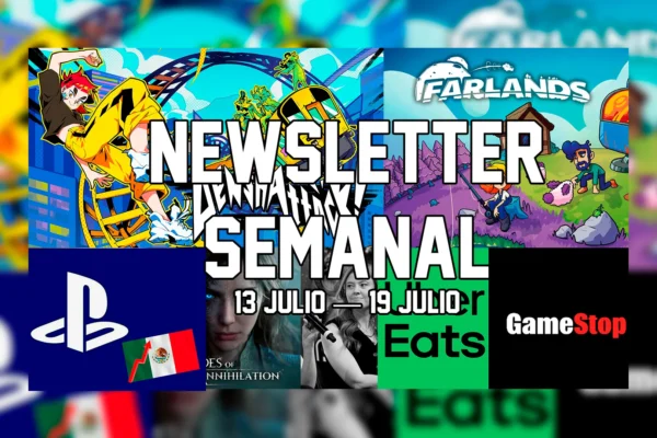 Portada de la newsletter semanal de TAOGames del 13 al 19 de julio