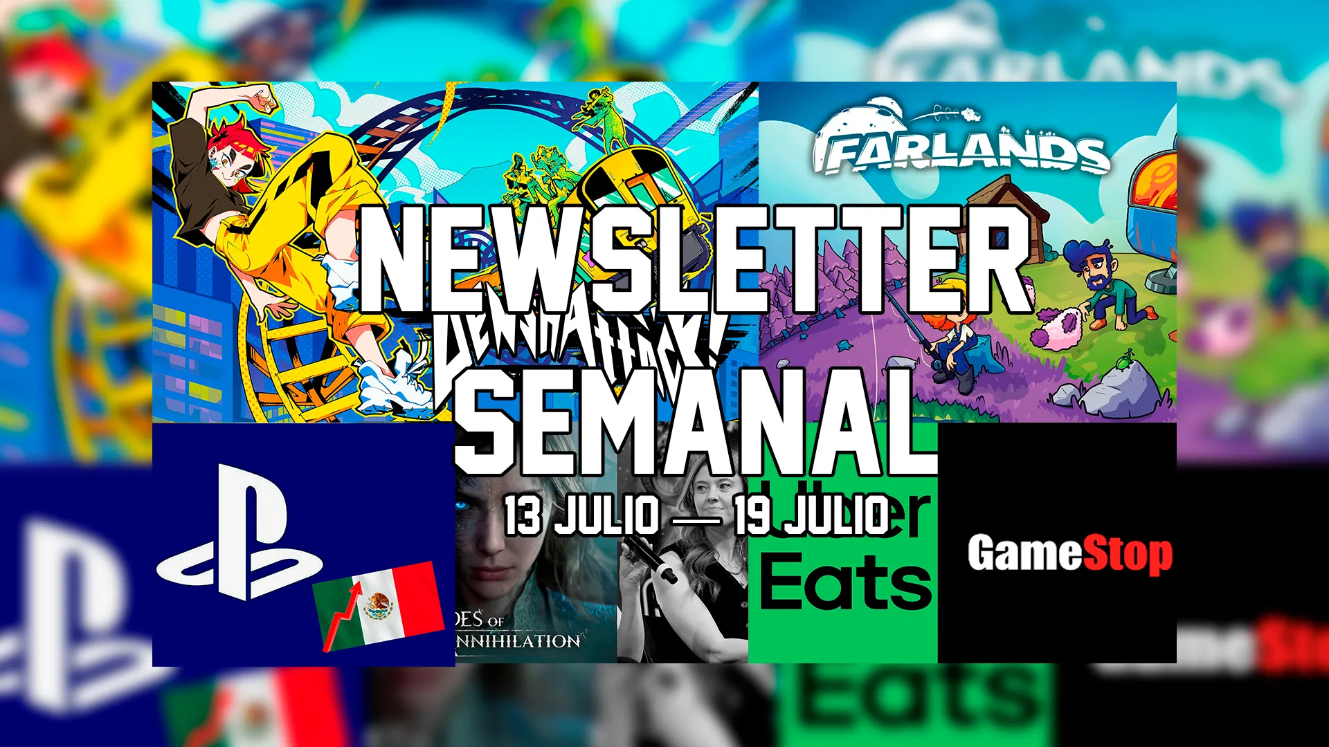 Portada de la newsletter semanal de TAOGames del 13 al 19 de julio