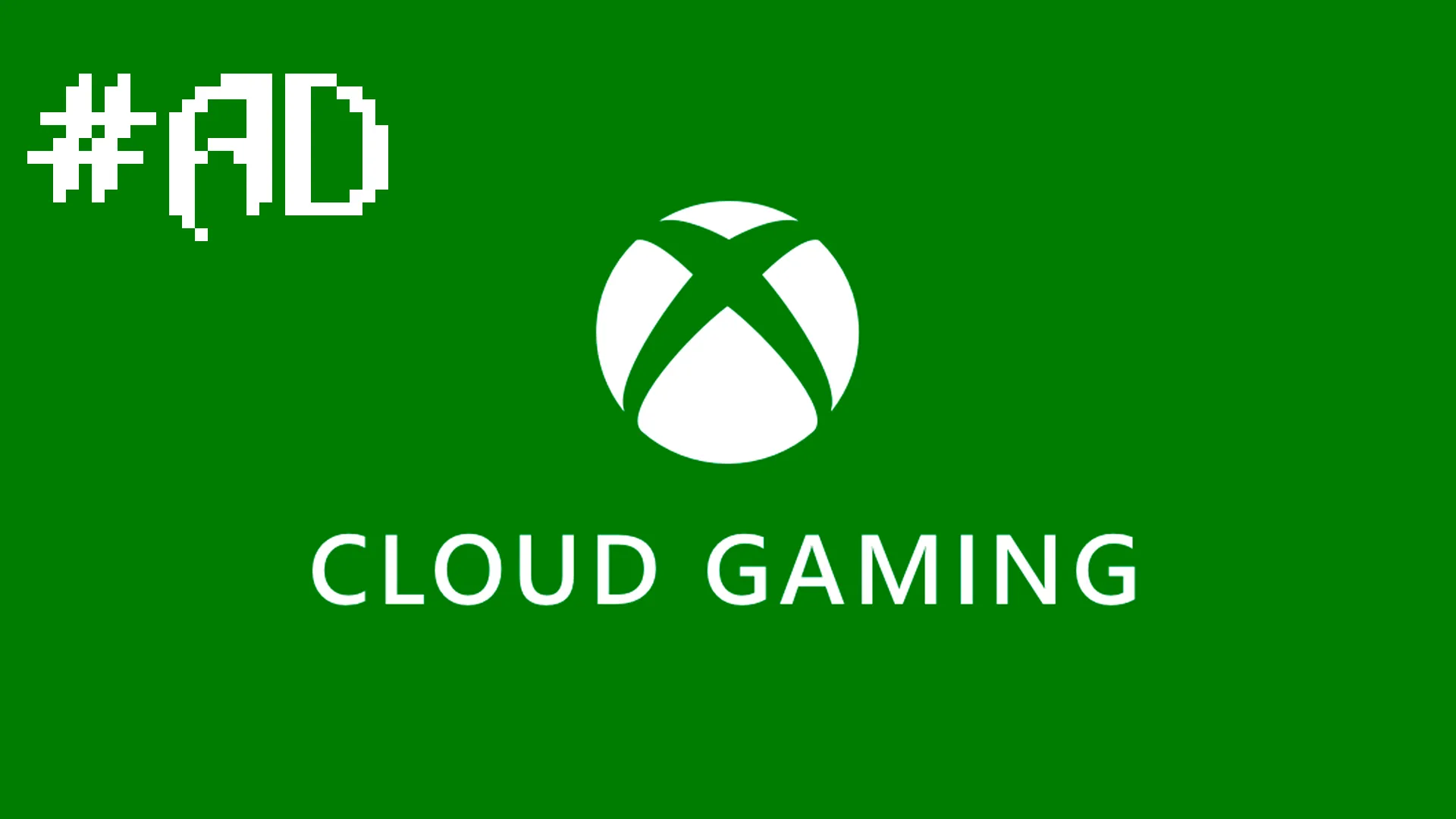 Logo de Xbox Cloud Gaming con un #ad