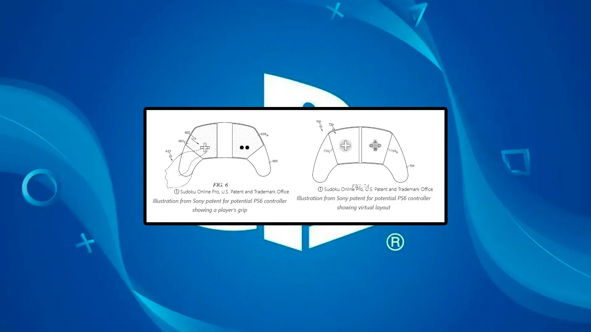 Patente de PlayStation de un mando sin botones físicos
