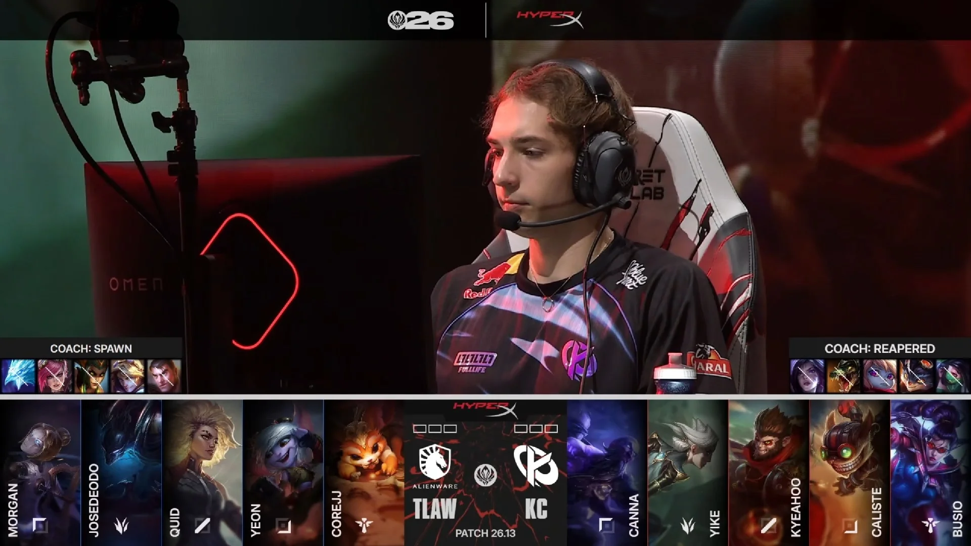 Draft del primer mapa de la jornada 3 del Play-In del MSI de 2026 entre KC y TLAW