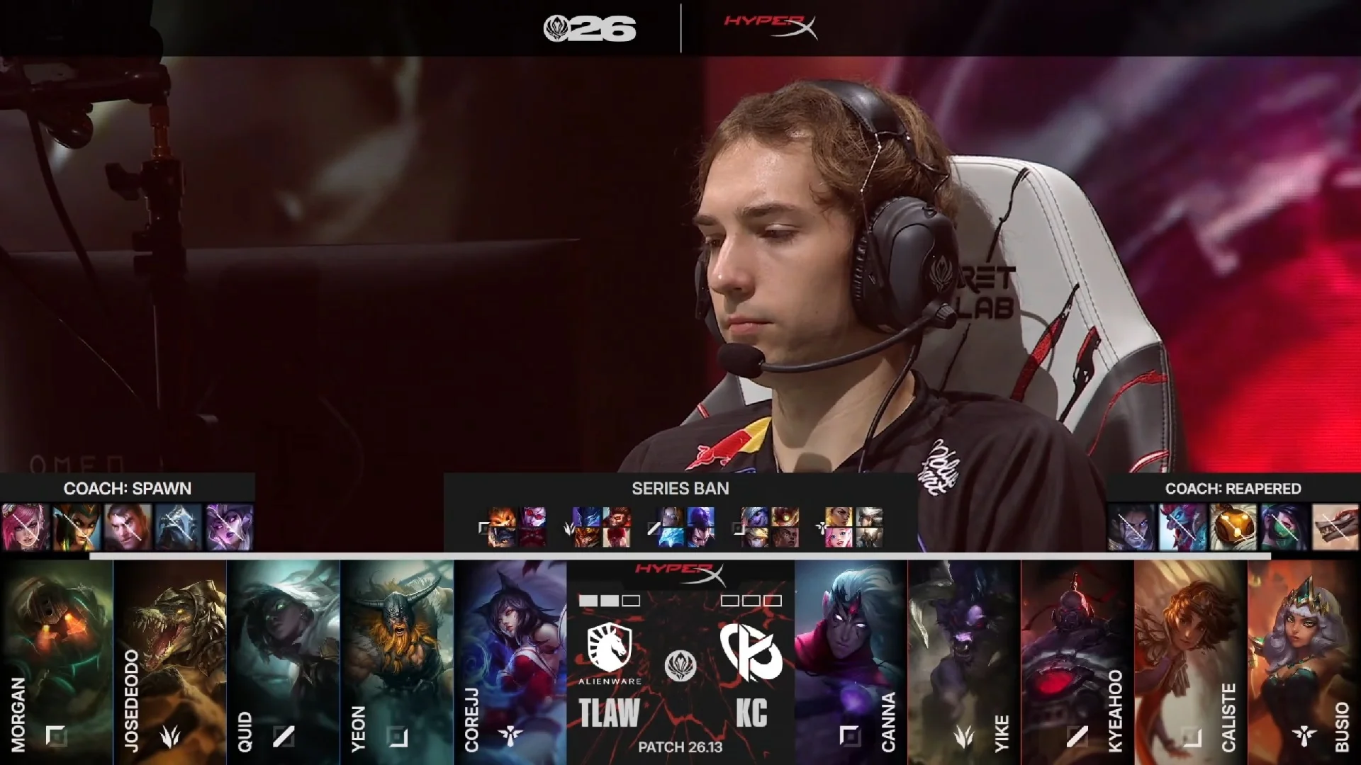 Draft del tercer mapa de la jornada 3 del Play-In del MSI de 2026 entre KC y TLAW