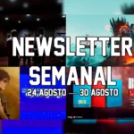 Portada de la newsletter semanal de TAOGames la semana del 24 al 30 de agosto