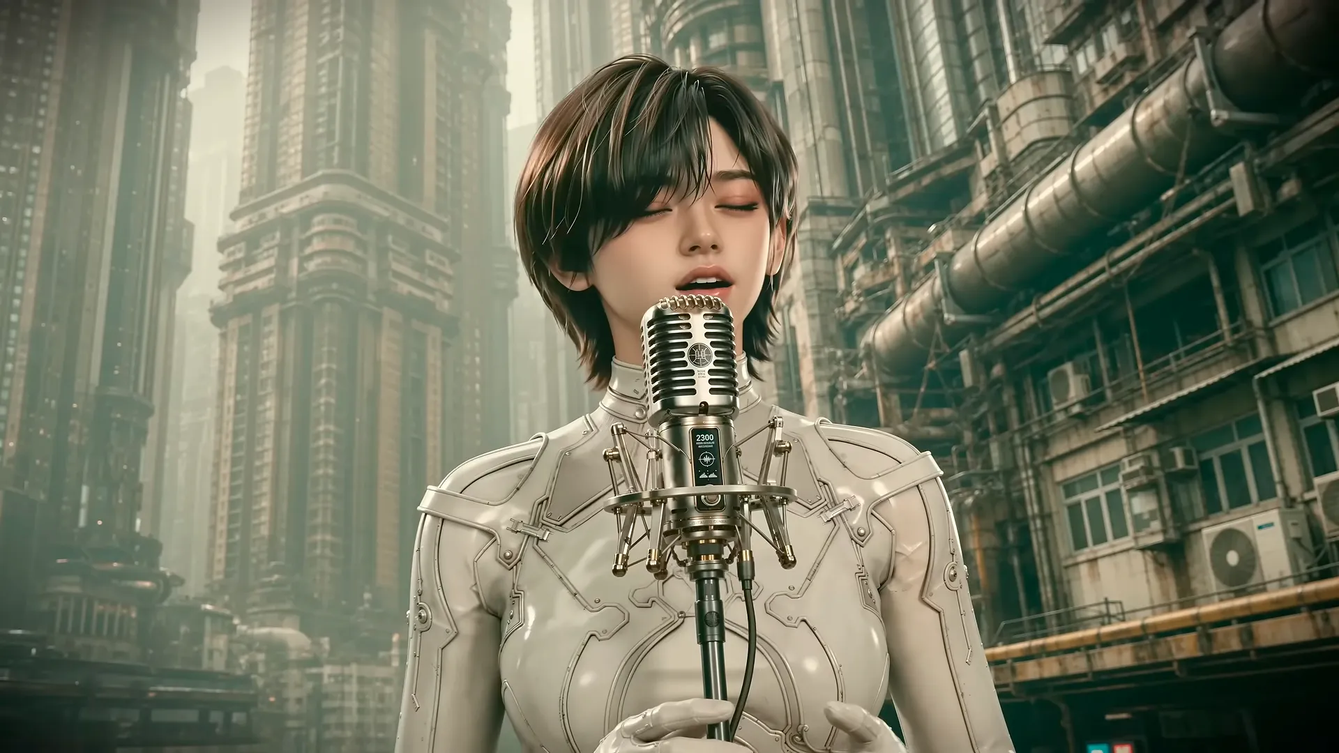 Evie, de Stellar Blade: Blood Rain, generada por IA y cantando