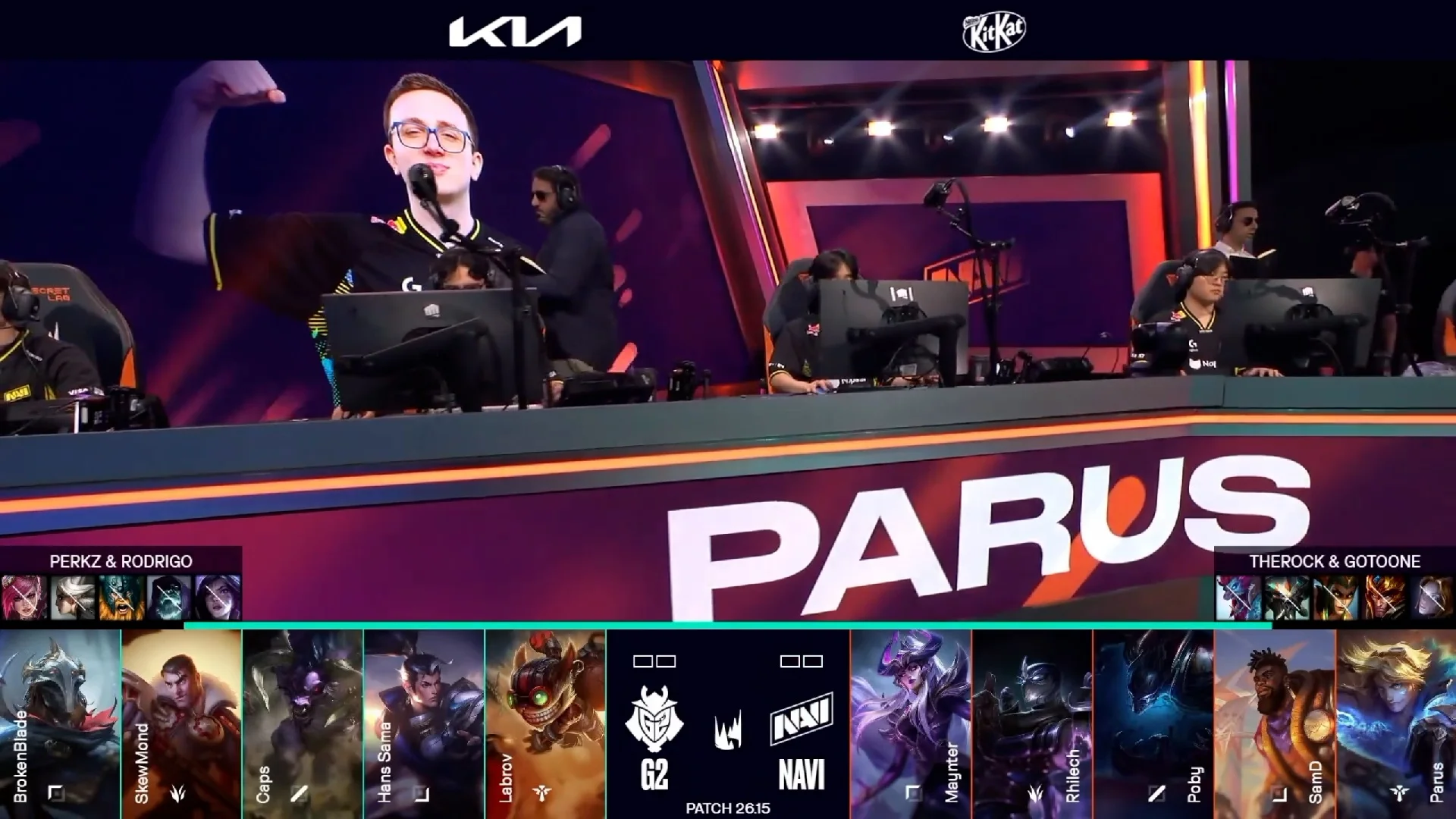 Draft del primer mapa del segundo partido de la jornada 11 de la LEC de verano 2026 entre NAVI y G2