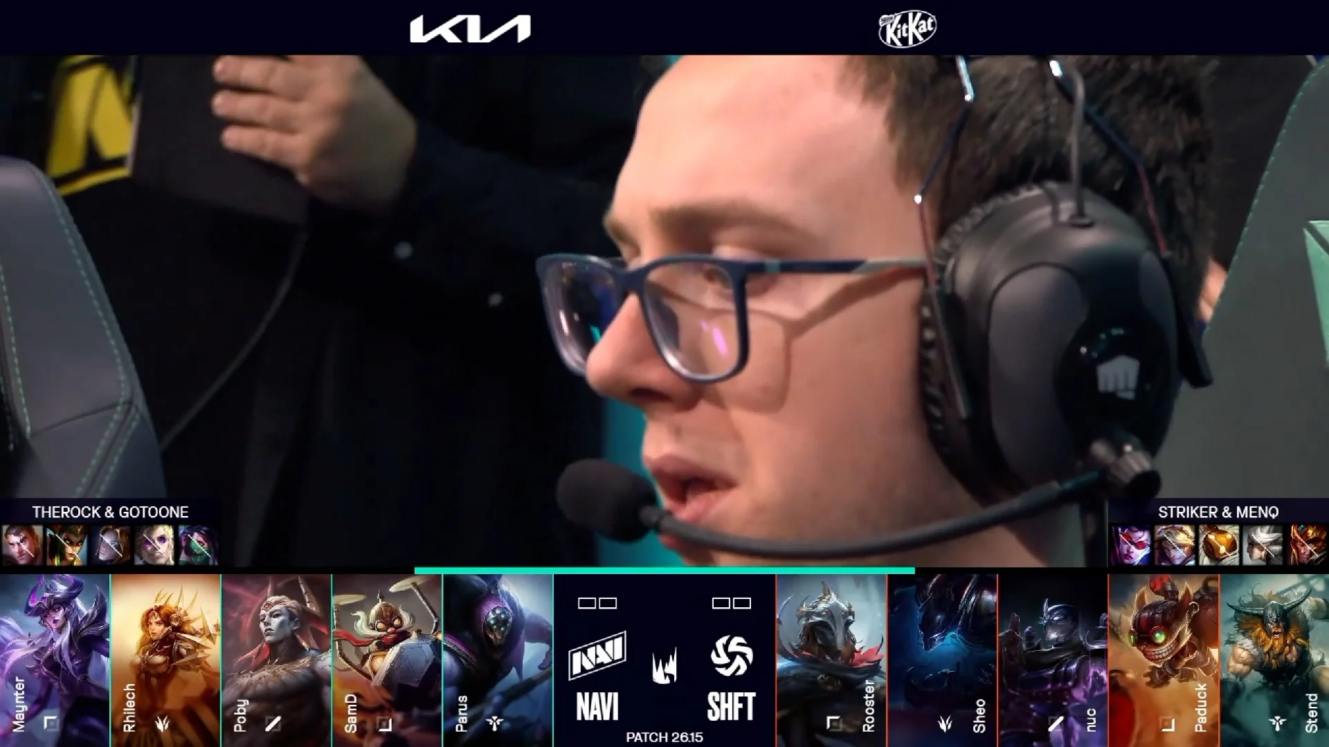 Draft del primer mapa del primer partido de la jornada 7 de la LEC de verano 2026 entre NAVI y SHFT