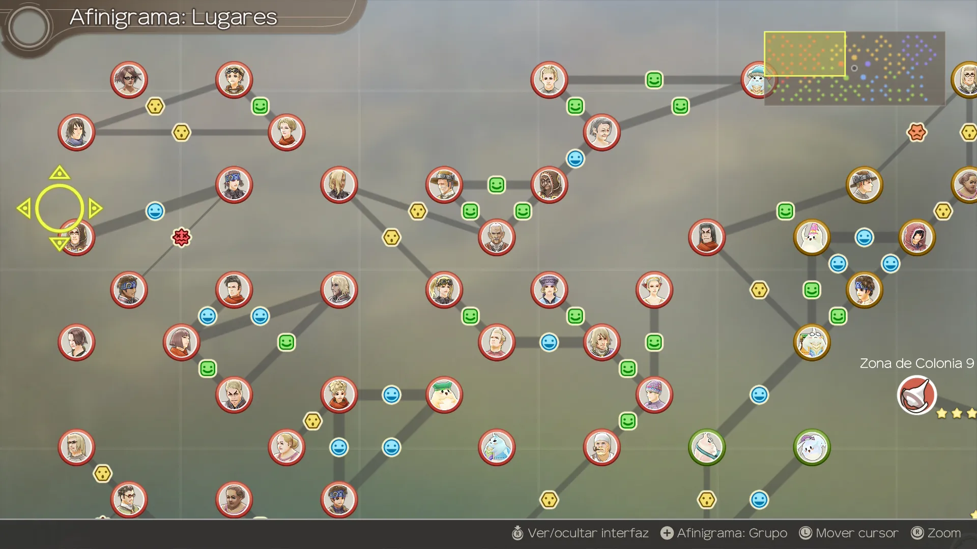 Afinigrama de Xenoblade Chronicles