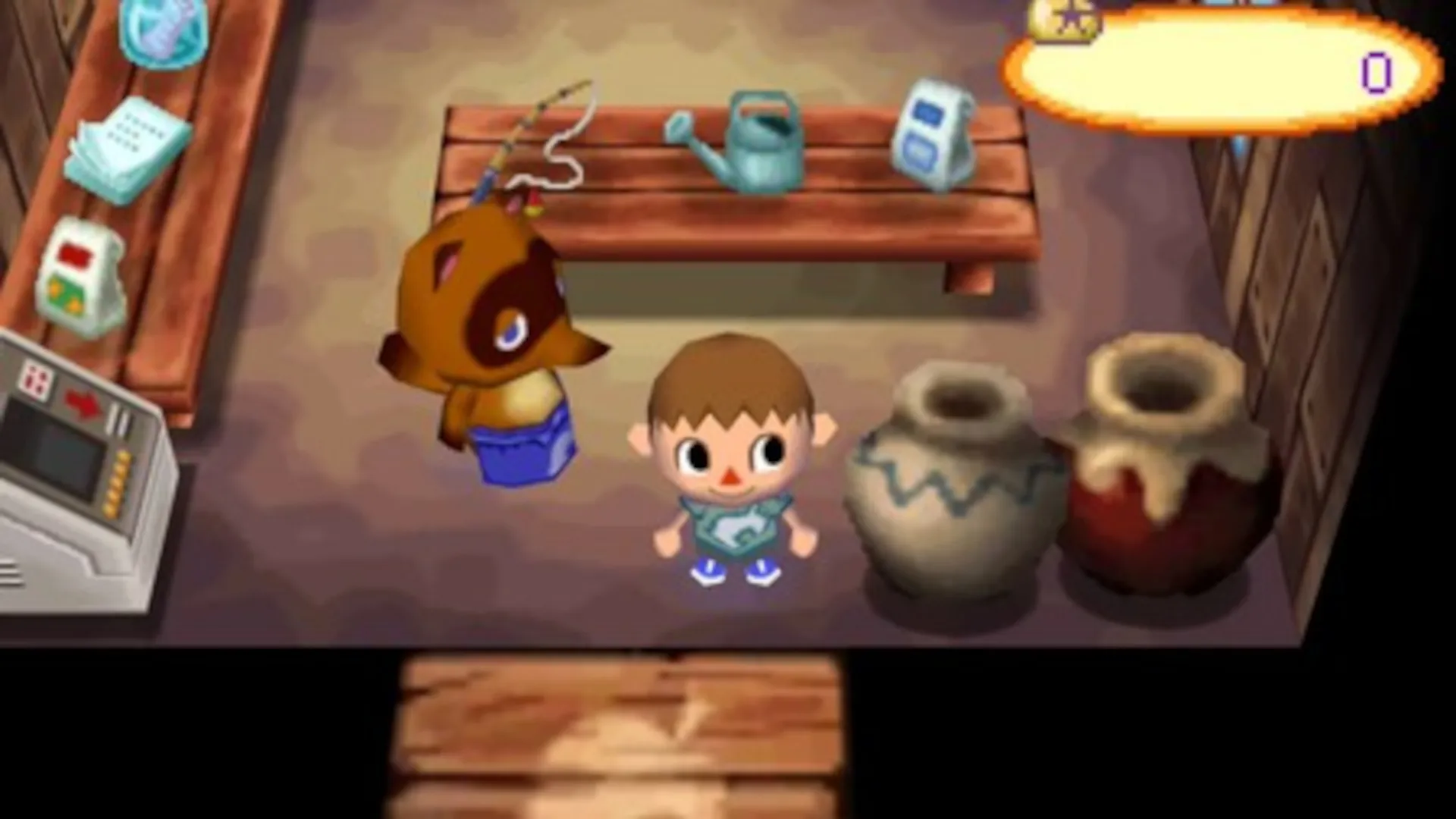 Tienda de Tom Nook en Animal Crossing: Wild World