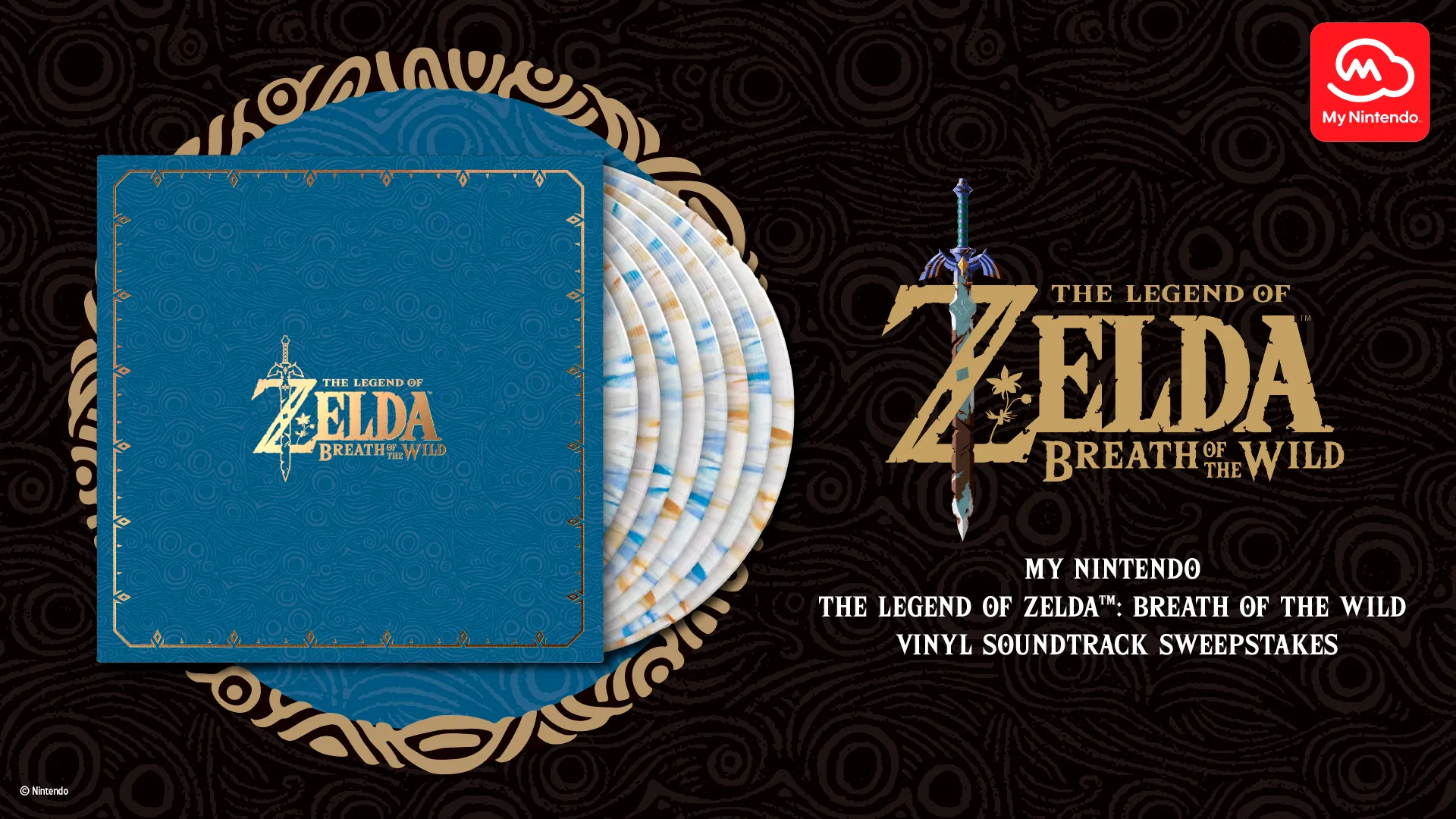 Discos de vinilo de la banda sonora de The Legend of Zelda: Breath of the Wild