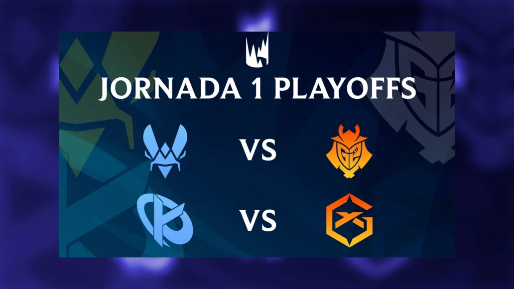 Imagen de portada para la Jornada 1 de los Playoffs de la LEC de verano de 2026