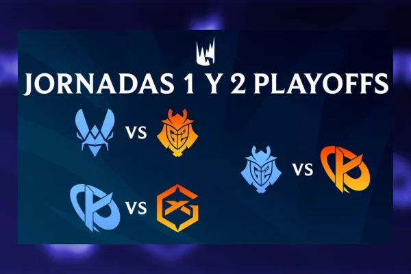 Imagen de portada para la Jornada 2 de los Playoffs de la LEC de verano de 2026