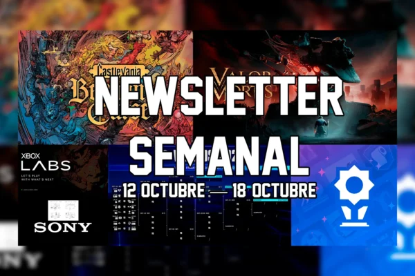 Portada de la newsletter semanal de TAOGames del 12 al 18 de octubre