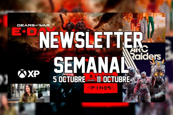 Portada de la newsletter semanal de TAOGames del 5 al 11 de octubre