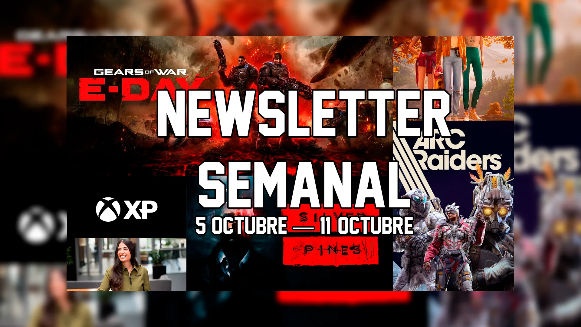 Portada de la newsletter semanal de TAOGames del 5 al 11 de octubre