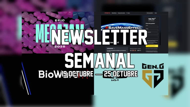 Resumen semanal de noticias de videojuegos | 19 de octubre – 25 de octubre