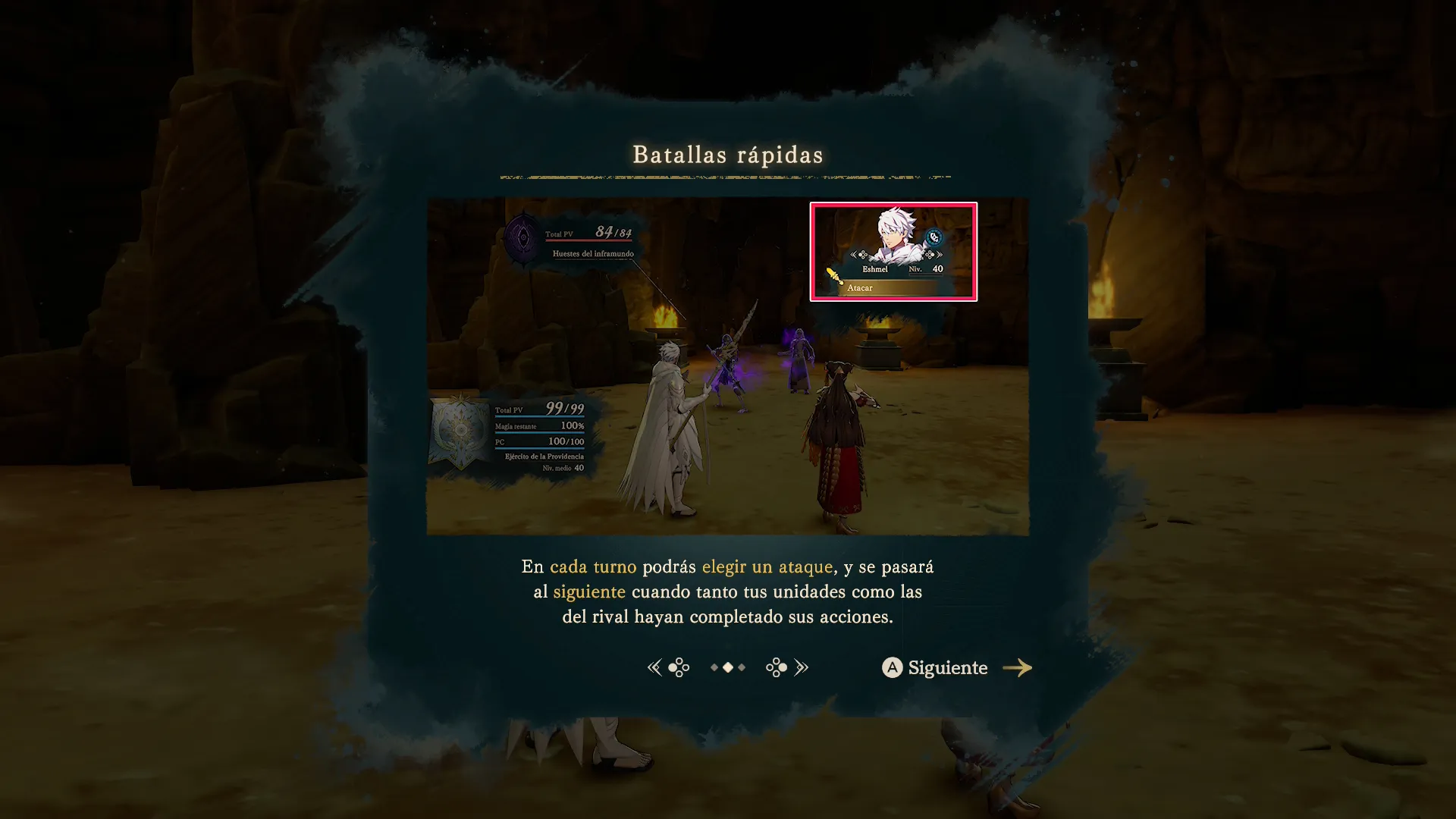 Tutorial de batalla rápida