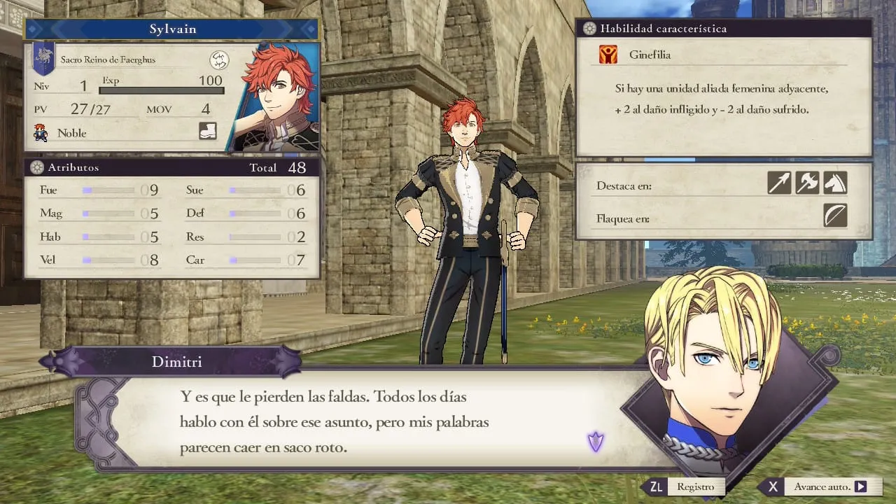 Descripción de Sylvain